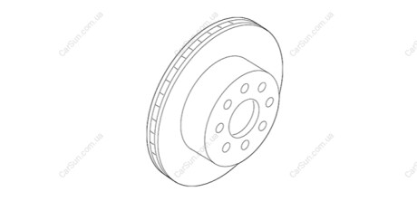 Диск гальм П BMW 34106894380