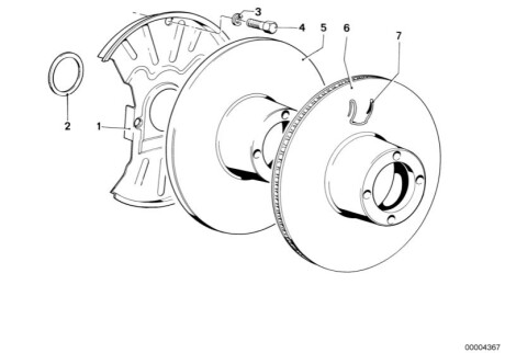 Тормозной диск BMW 34111163128