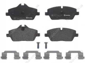 Комплект гальмівних колодок, дискове гальмо BMW 34116772892