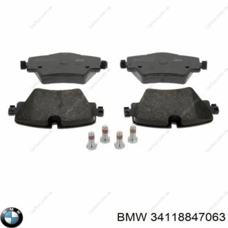 К-кт колодок Пер. BMW 34118847063