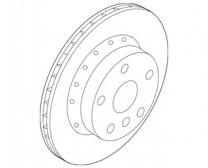 Диск гальмівний Зд BMW 34207889663