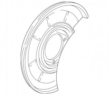 Отражатель, диск тормозного механизма BMW 34211158991