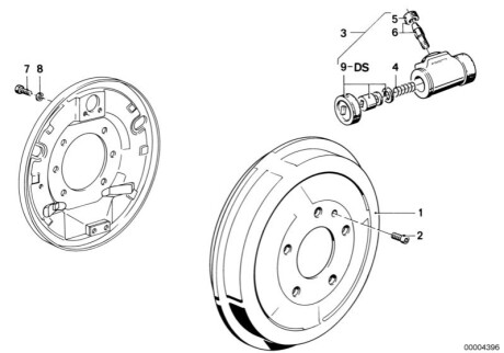 Тормозной барабан BMW 34211159486