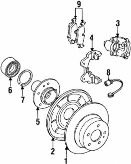 Супорт гальмівний BMW 34212227519