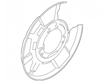 Бризкозахисний щит BMW 34212283253
