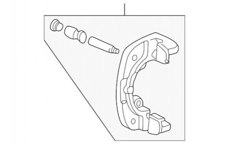 Скобы тормозных колодок BMW 34216757904