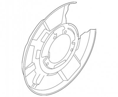 Кожух зад. прав. BMW 34216762858