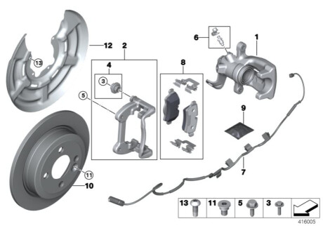 Диск тормозной BMW 34216784389