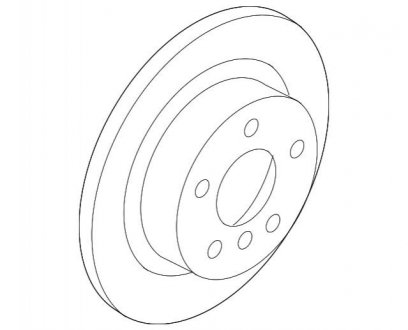 Диск гальмивн Зд BMW 34216864141