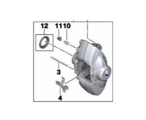 Тормозной суппорт BMW 34218046261