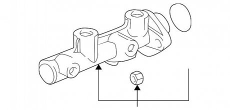 Главный тормозной цилиндр BMW 34311162915