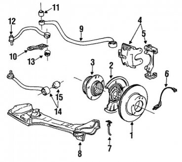 Тормозной шланг BMW 34321159891