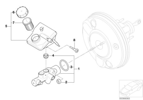 Глав.гальмівний BMW 34336785667