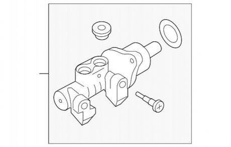 Главный тормозной цилиндр BMW 34336786755