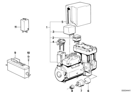 Реле інтегроване BMW 34511154228