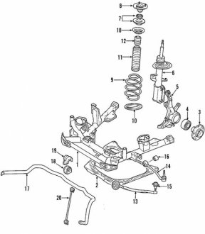 Амортизатор BMW 37116757501