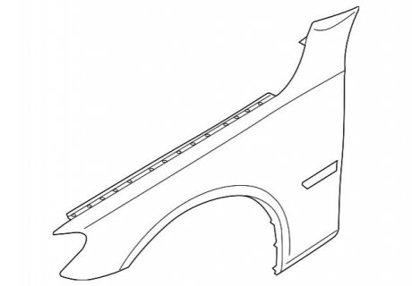 Крило переднє BMW 41007261461