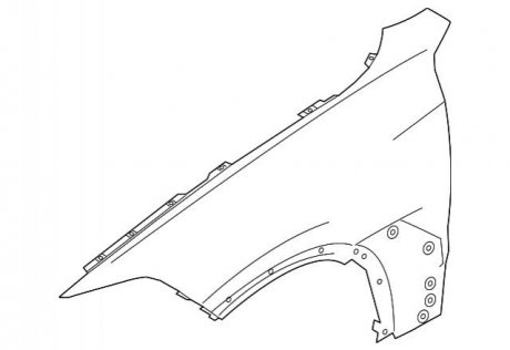 Крыло в сборе BMW 41007492363