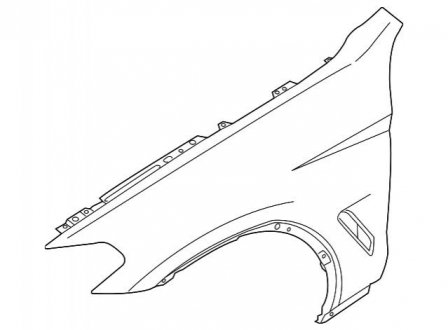 Крило Праве Переднє BMW 41007930972