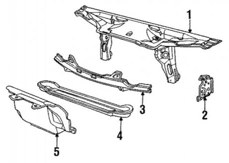 Облицовка передка BMW 41131978181