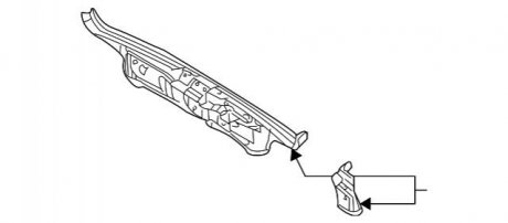 Задня панель кузова BMW 41348230236