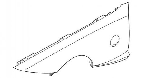 Крило переднє BMW 41357053327