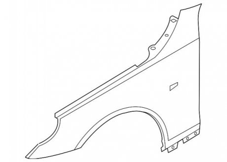 Крило переднє BMW 41357111429