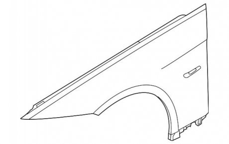 Крыло переднее BMW 41357168987