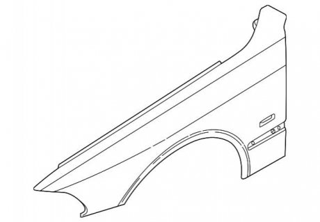 Крыло переднее BMW 41358162133