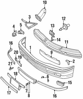 Заслонка, буксирный крюк BMW 51111960708