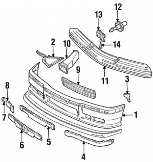 Захисна планка BMW 51112265632