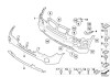Обшивка переднього бампера 511121 BMW 51113445877 (фото 4)