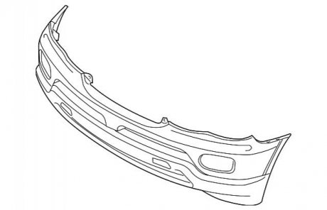 Бампер передній/задній BMW 51117129295
