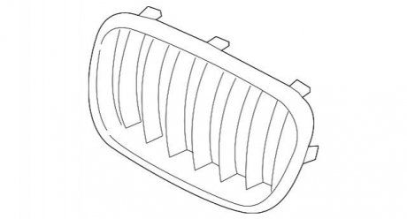 Решетка радиатора BMW 51117237422