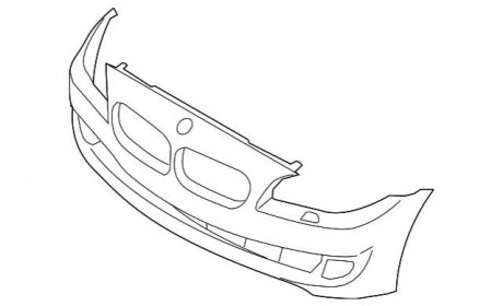 Бампер передній F10 Америк. BMW 51117285964