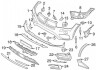 Накладка решітки Лв BMW 51117319789 (фото 3)