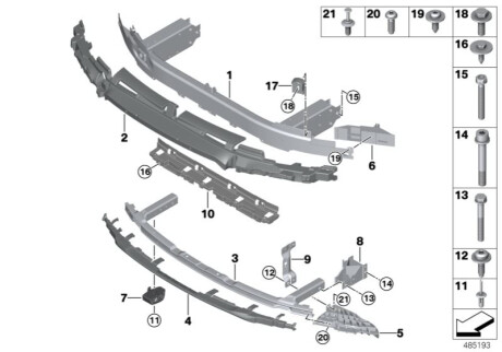 Демпфер Вх BMW 51117358793 (фото 1)