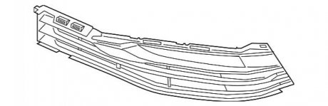 Решетка откр Л BMW 51117385277