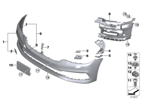 Обшивка BMW 51117427442