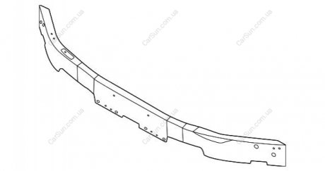 Опорна балка бампера BMW 51117459883