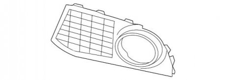 Решітка протитумана Л F10 BMW 51117906197