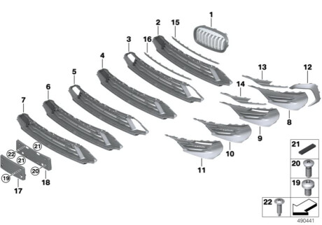 Оригинальная запчасть BMW 51117932851