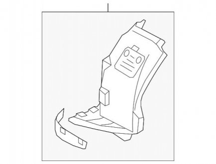 Підкрильник BMW 51118045961