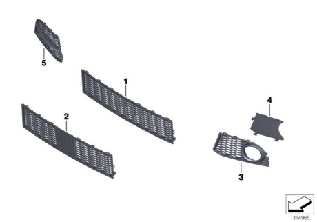 Кронштейн, протитуманна фара BMW 51118049673