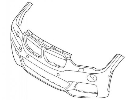 Панель бампера BMW 51118072771