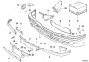 Вкладка бампера E36 BMW 51118122575 (фото 2)