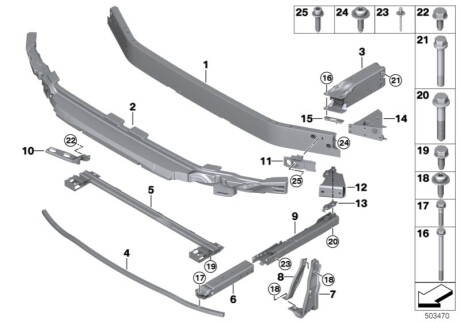 Ударний демпфер BMW 51118493435