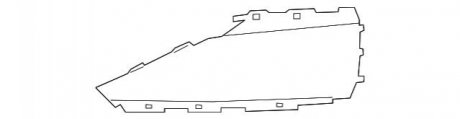 Накладка бамперe Л Пд BMW 51119466577