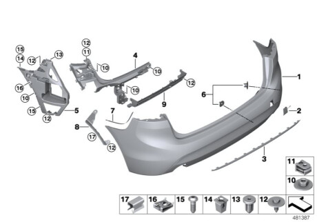 Оригинальная запчасть BMW 51122574885