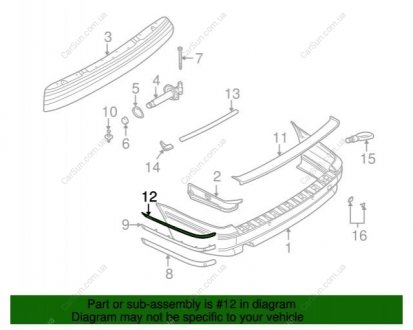 Покриття BMW 51127005912